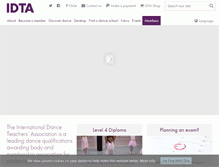Tablet Screenshot of idta.co.uk